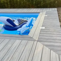 Discount Eva-Last Vlonder totaalpakket composiet 2,5 x 21 cm Ibiza (4 mtr) vlak/schorsmotief