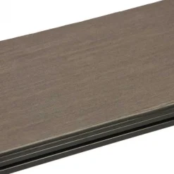 New C-Wood Vlonder totaalpakket composiet naadloos - 2,1 x 14,5 cm - grijs (4 mtr) houtnerf