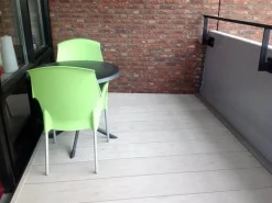 Online DuoWood Vlonder totaalpakket composiet semi massief 2,5 x 25 cm - XWB Riviera (3 mtr) vlak/grove ribbel