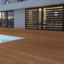 Hot aMbooo Vlonderplank bamboe Prestige geolied coffee 2,0 x 20 cm groef/fijne ribbel