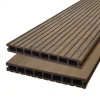 Sale DuoWood Vlonderplank composiet 2,5 x 25 cm - XWB Bicolor Douala vlak en grove ribbel