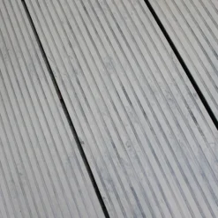 Sale C-Wood Vlonderplank composiet 2,1 x 25 cm - XXL steengrijs gevlamd (4 mtr) grove ribbel en vlak