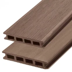 Best C-Wood Vlonderplank composiet 2,5 x 14 cm bruin fijne ribbel/geborsteld