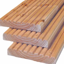 Discount TrendHout Vlonderplank Douglas 2,5 x 14,0 cm gedroogd groef/ribbel