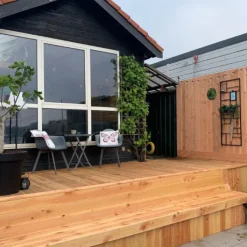 Discount TrendHout Vlonderplank Douglas 2,5 x 14,0 cm gedroogd groef/ribbel