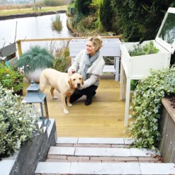 Outlet Elephant Vlonderplank geïmpregneerd Vuren groen 2,8 x 14,5 cm groef/vlak