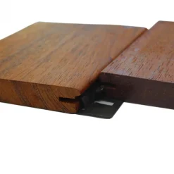 Best Smaragd Vlonderplank totaalpakket hardhout Merbau 2,1 x 14,5 cm (3,35 mtr) geschaafd voor RVS clips
