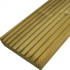 Outlet Elephant Vlonderplank totaalpakket geïmpregneerd Vuren groen 2,8 x 14,5 cm (4,50 mtr) groef/vlak