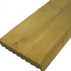 Outlet Elephant Vlonderplank totaalpakket geïmpregneerd Vuren groen 2,8 x 14,5 cm (4,50 mtr) groef/vlak