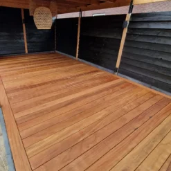 Hot Smaragd Vlonderplank totaalpakket Cumaru 2,1 x 14,5 cm (3,65 mtr) geschaafd voor Deckwise clips