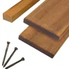 Clearance Smaragd Vlonderplank totaalpakket hardhout Ipé 2,5 x 14,0 cm (3,35 mtr) geschaafd
