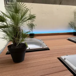 Hot Smaragd Vlonderplank totaalpakket hardhout Bankirai 2,5 x 14,5 cm (3,35 mtr) groef/vlak