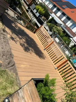 New Smaragd Vlonderplank totaalpakket hardhout Bankirai 2,1 x 14,5 cm (3,35 mtr) groef/vlak