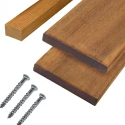 Discount Smaragd Vlonderplank totaalpakket hardhout Ipé 2,1 x 14,5 cm (2,15 mtr) geschaafd