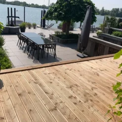 Best TrendHout Vlonderplank totaalpakket Douglas 2,5 x 14 cm (5,00 mtr) gedroogd groef/ribbel