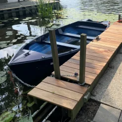 Hot Smaragd Vlonderplank totaalpakket hardhout Ipé 2,1 x 14,5 cm (3,35 mtr) geschaafd