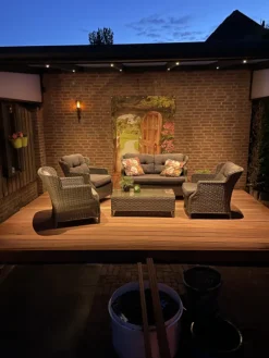 Online Smaragd Vlonderplank totaalpakket hardhout Bankirai 2,1 x 14,5 cm (4,30 mtr) groef/vlak