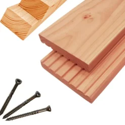 Best Elephant Vlonderplank totaalpakket Douglas 2,7 x 14,5 cm (3,00 mtr) groef/vlak