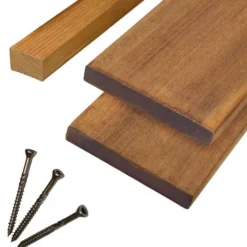 Best Smaragd Vlonderplank totaalpakket hardhout Ipé 2,5 x 14,0 cm (4,60 mtr) geschaafd