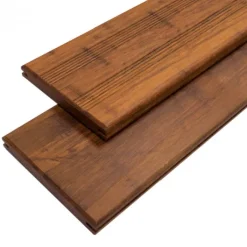 New aMbooo Vlonderplank totaalpakket bamboe Select geolied coffee 2,0 x 14 cm (2,20 mtr) Frans profiel/vlak