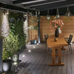 Online garden lights Vlonderspot set Luxi - 12 volt - 80 mm (set 10 stuks)