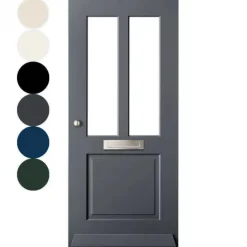 New Austria Voordeur City Line - Rijnsburg stomp dekkend voorbehandeld grijs