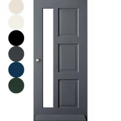 Clearance Austria Voordeur City Line - Voorburg (L1 / R4) - stomp dekkend voorbehandeld grijs