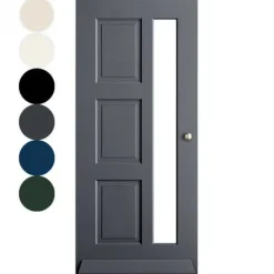 Discount Austria Voordeur City Line - Voorburg (R2 / L3) - stomp dekkend voorbehandeld grijs