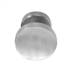 Hot Austria Voordeurknop Forza - Basic LB701V - plat rond - Mat RVS