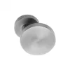 Hot Austria Voordeurknop Forza - Basic LB702V - plat rond - Mat RVS