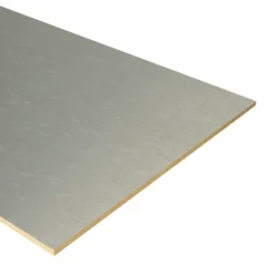 Best Bo Lundgren Wangpaneel - Laminaat - Aluminium Look - 280 x 40 cm