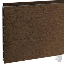 Elephant Zelfbouw schutting composiet Modular co-ex natural dark brown met zwarte profielen (180 x 180 cm)