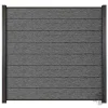 Discount Elephant Zelfbouw schutting composiet Modular co-ex rock grey - antra alu accessoires (180x180cm)