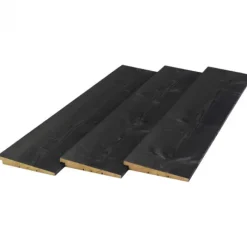 Outlet TrendHout Zweeds rabat Douglas zwart geïmpregneerd 1,2/2,5 x 19,5 cm gezaagd